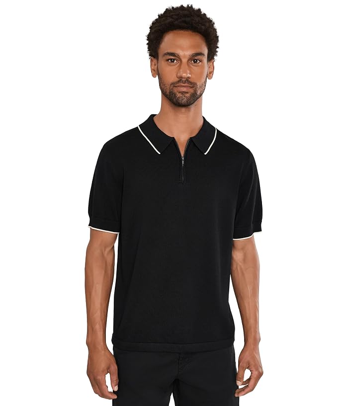 Liverpool Los Angeles Short Sleeve Zip Sweater Polo