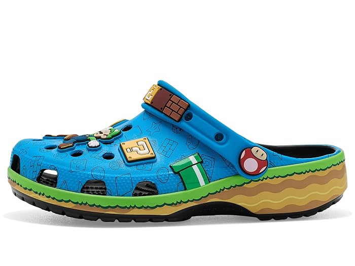 Crocs Kids Classic Super Mario Clogs (Little Kid/Big Kid) - Image 4
