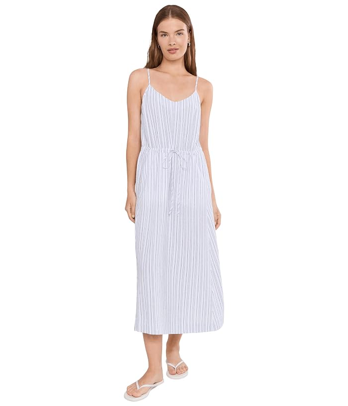 Michael Stars Wynna V-Neck Tie Front Midi Dress