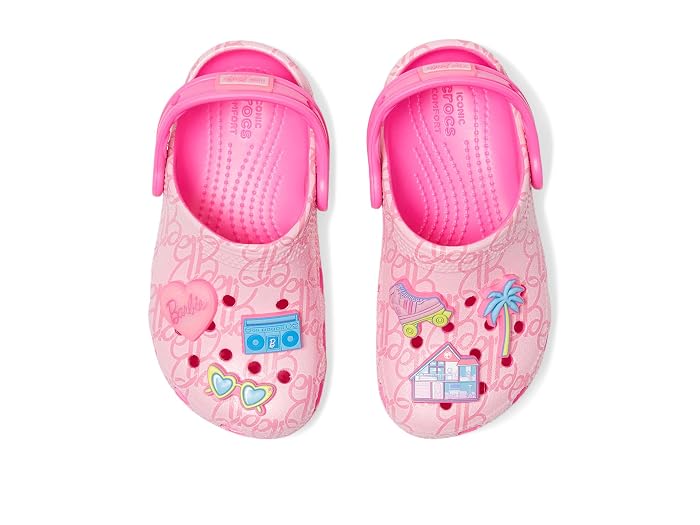 Crocs Kids Classic Barbie Clogs (Toddler) - Image 2