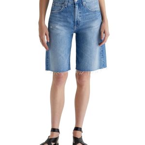 AG Jeans Hattie High-Rise Barrel Shorts
