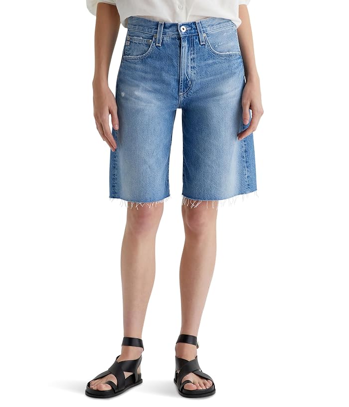 AG Jeans Hattie High-Rise Barrel Shorts