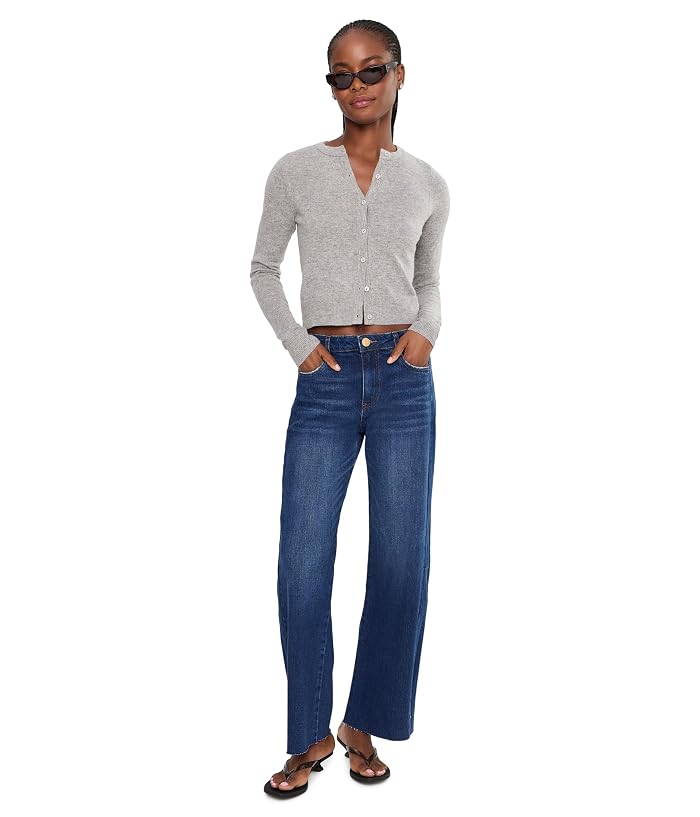 KUT from the Kloth Meg High-Rise Wide Leg Side Panel Raw Hem - Image 2