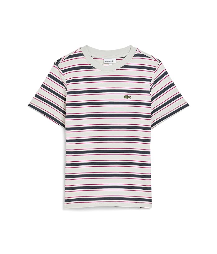 Lacoste Kids Striped T-Shirt (Big Kid) - Image 4