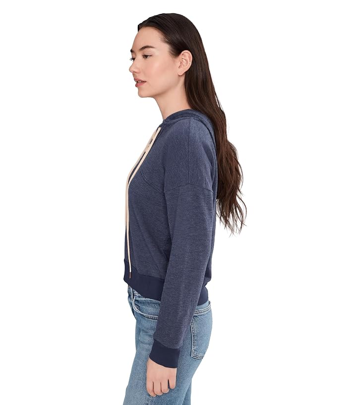 Mod-o-doc Long Sleeve Lace-Up Henley Hoodie - Image 3