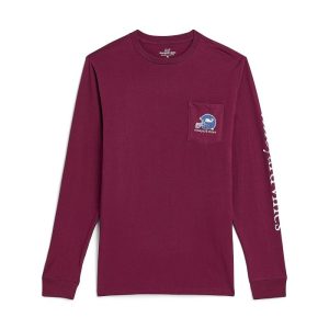 Vineyard Vines Kids Sticker Football Helmet Long Sleeve Tee (Toddler/Little Kid/Big Kid)