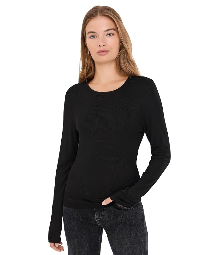 Michael Stars Finn Cropped Crew Neck