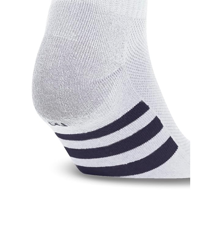 adidas Kids Athletic Cushioned 6-Pack Quarter Socks (Little Kid/Big Kid) - Image 3