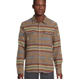 RVCA Dayshift Blanket Flannel Long Sleeve