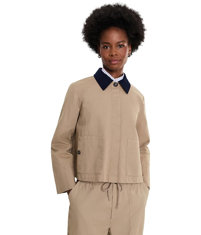 NIC+ZOE Cord Collar Twill Jacket