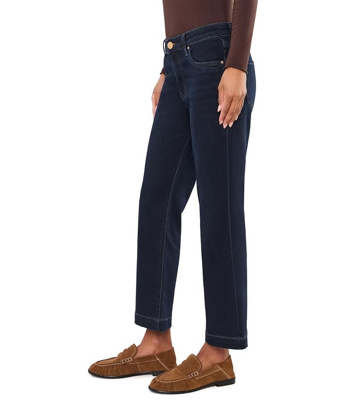 KUT from the Kloth Kelsey High-Rise Kick Flare with Wide Hem in Patience/Euro Base Wash - Image 3