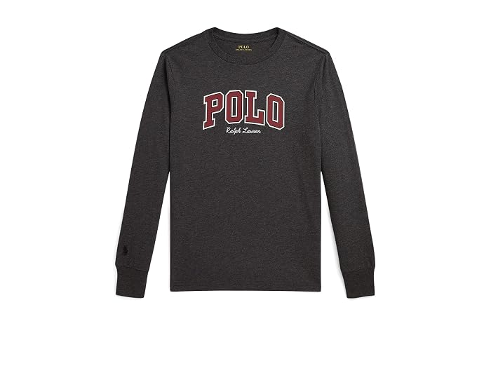 Polo Ralph Lauren Kids Logo Cotton Long Sleeve Tee (Big Kid) - Image 4