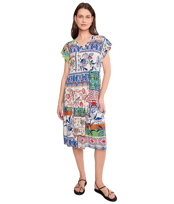 Johnny Was The Janie Favorite Tiered Tea Length Dress- Armeri - Image 2