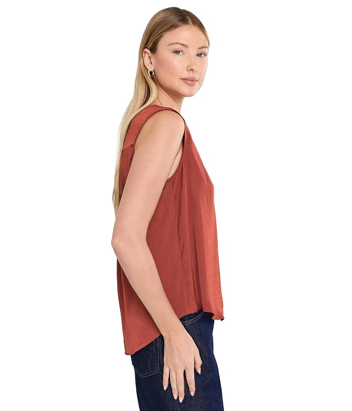 Vince Camuto Rounded Placket Shell - Image 3