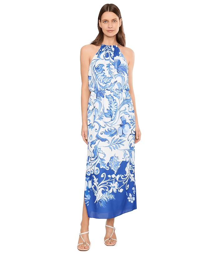 Adrianna Papell Printed Blouson Dress