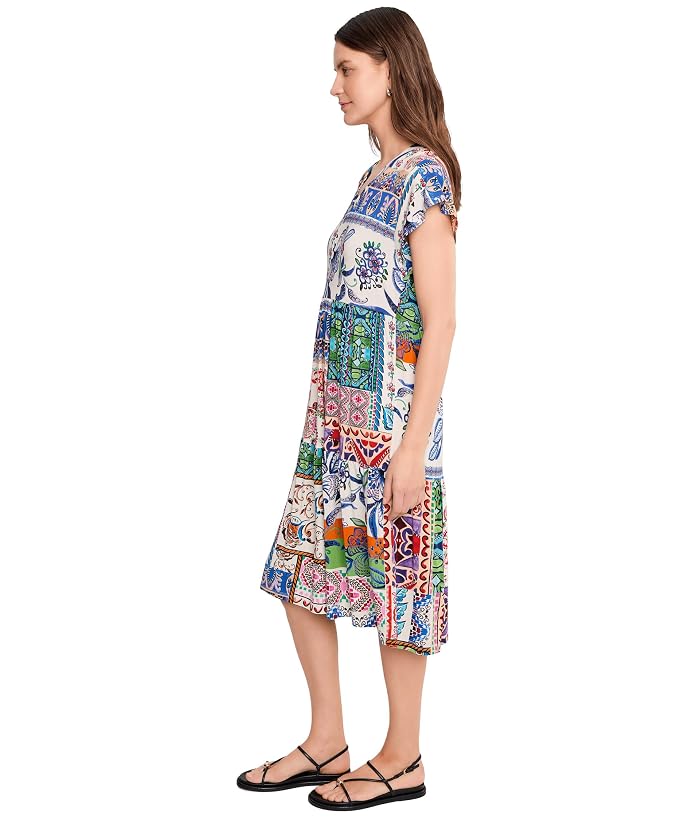Johnny Was The Janie Favorite Tiered Tea Length Dress- Armeri - Image 3