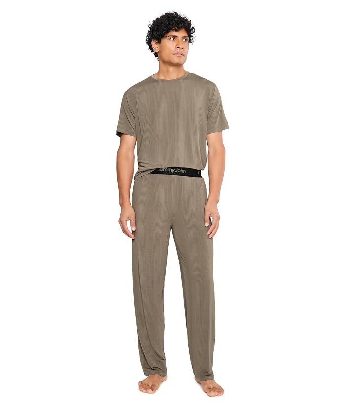 Tommy John Second Skin Luxe Rib Sleep Tee - Image 2