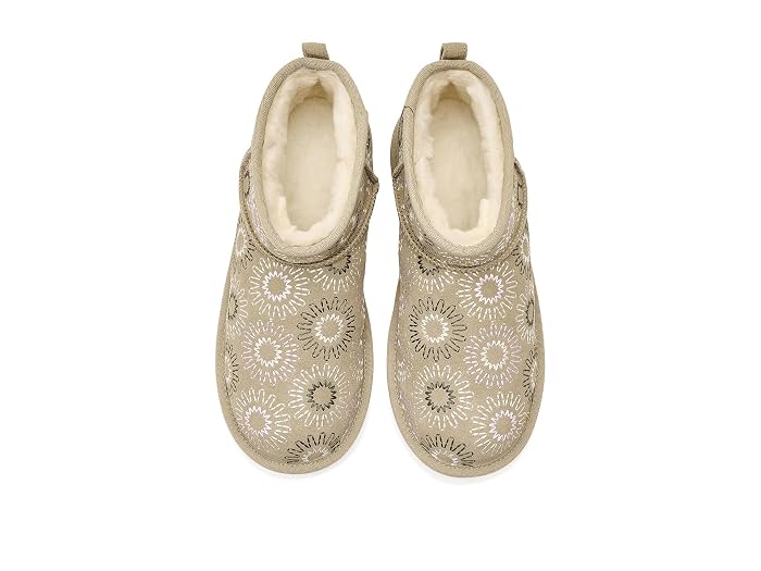 UGG Kids Classic Ultra Mini Sun Stitched (Little Kid/Big Kid) - Image 2