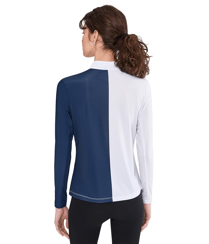 Jamie Sadock Sunsense Positive-Negative Split Tone Long Sleeve Top - Image 4