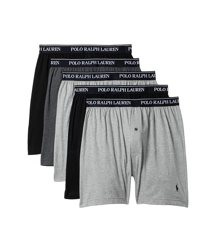 Polo Ralph Lauren 5 Pack Classic Fit Cotton Knit Boxers