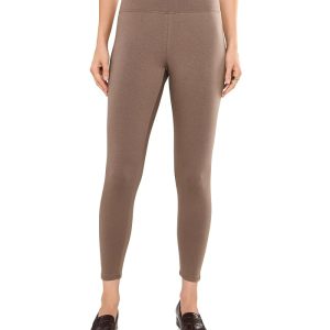 Eileen Fisher Petite Cozy Brushed Terry Hug High Waisted Ankle Leggings