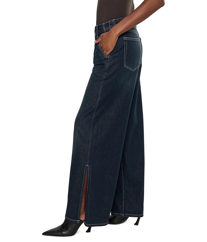 Liverpool Los Angeles Mid-Rise Weekender Wide Leg Jeans w/ Side Slit - Image 3