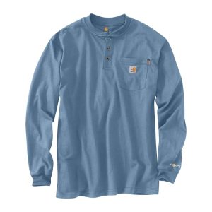 Carhartt Big & Tall Flame-Resistant Force® Cotton Long Sleeve T-Shirt
