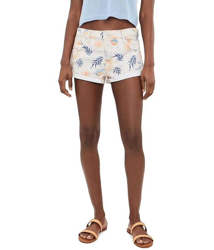 Free People Cali Cuffed Printed Shorts