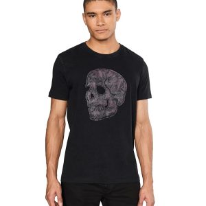 John Varvatos Applique Skull Tee KG7211R25