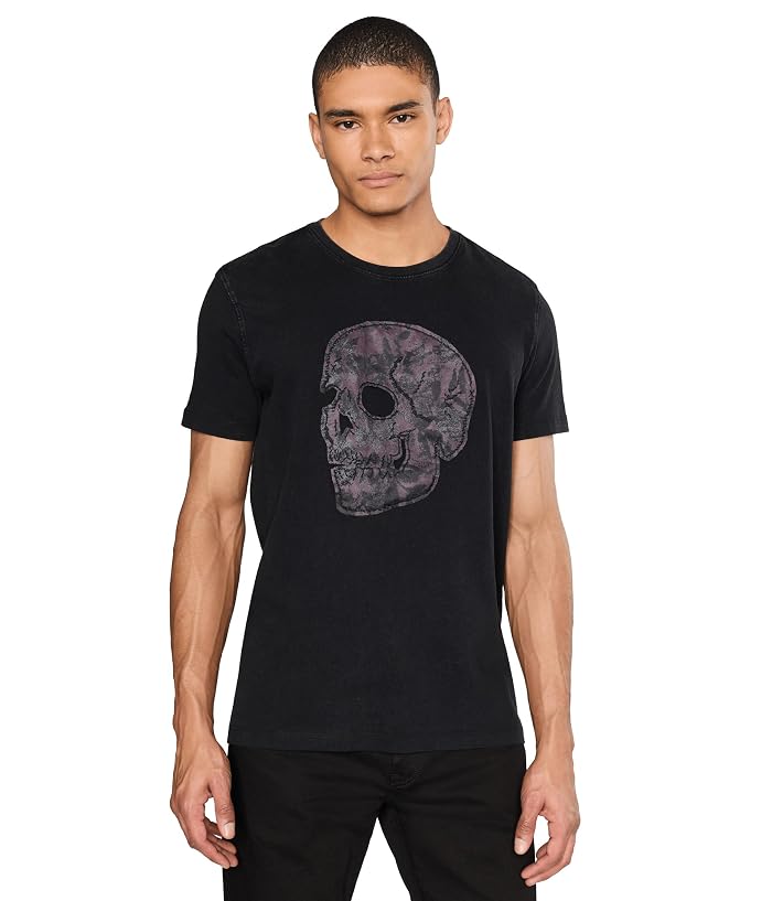 John Varvatos Applique Skull Tee KG7211R25