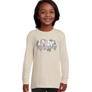 adidas Kids Long Sleeve Adi Expression Tee (Toddler/Little Kid)