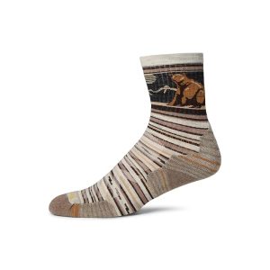 Smartwool Hike Targeted Cushion Bear Stripe Mid Crew Socks