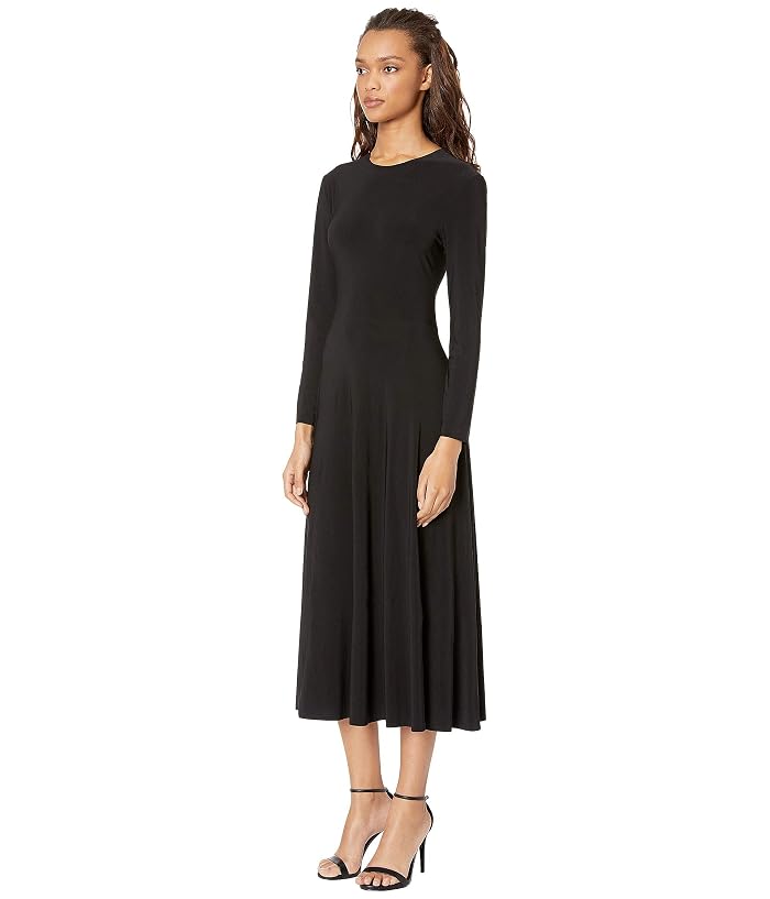 Norma Kamali Long Sleeve Flared Dress - Image 2