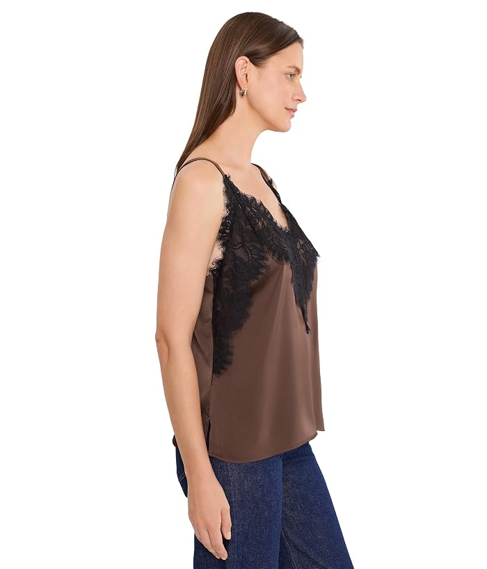 Liverpool Los Angeles Sleeveless Woven Top w/ Lace - Image 3