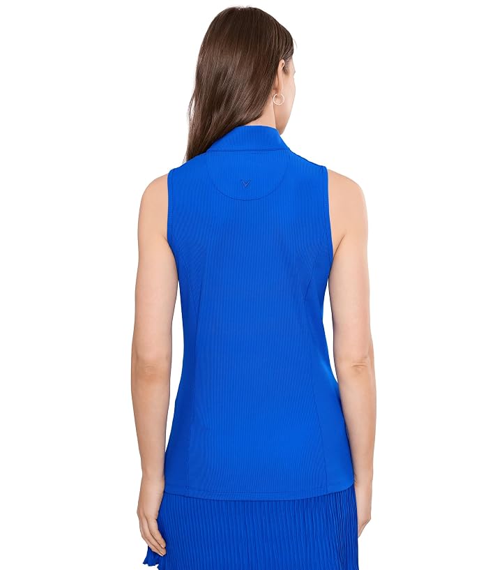 Callaway Sleeveless Rib Play Polo - Image 4