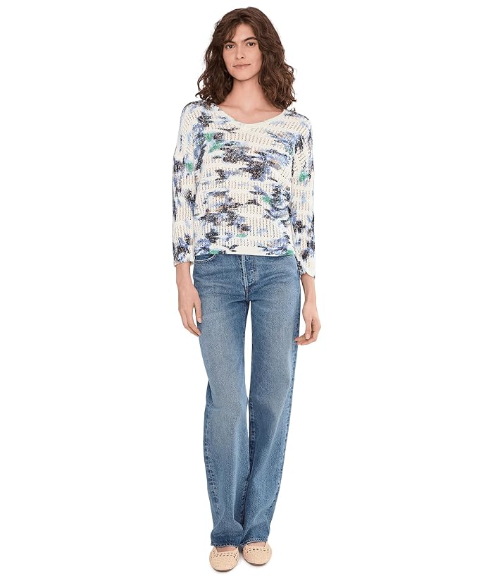 NIC+ZOE Water Lilies Pointelle Sweater - Image 2