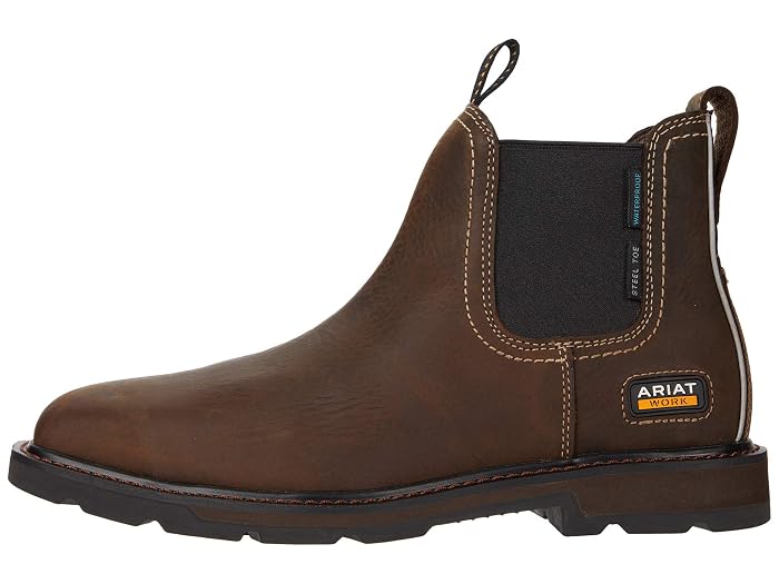 Ariat Work Groundbreaker Chelsea Wide Square Toe Waterproof Steel Toe - Image 4