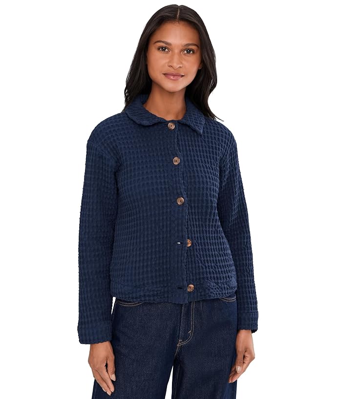 Mod-o-doc Long Sleeve Waffle Swing Jacket