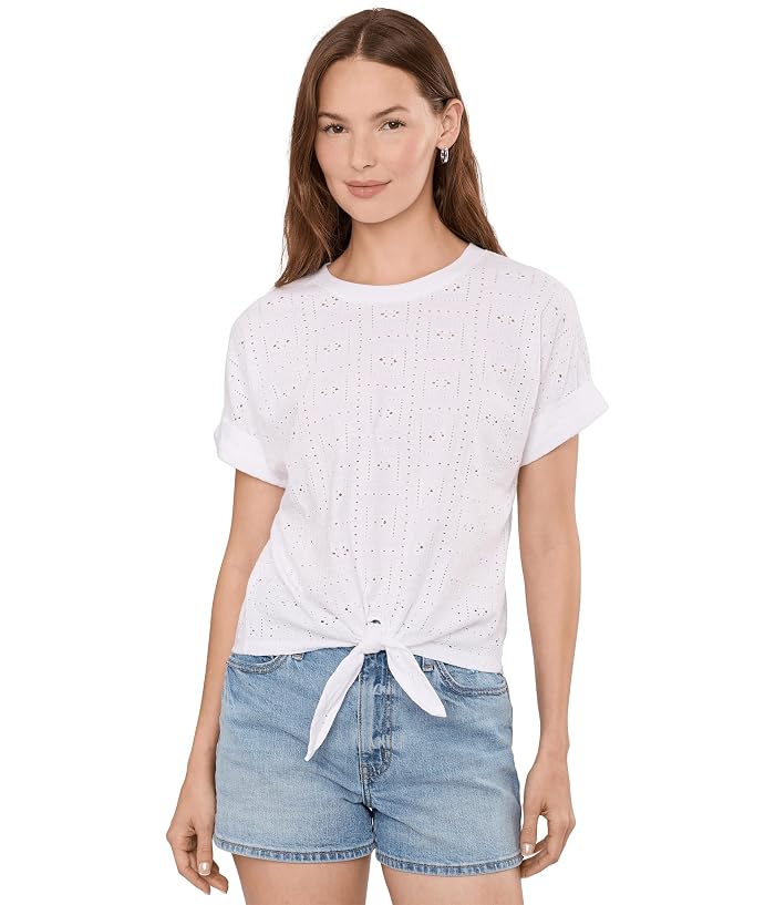 Sanctuary Eyelet All Day Tie Tee