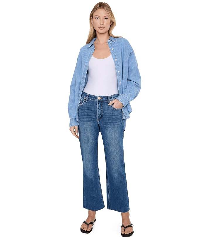 KUT from the Kloth Kelsey High-Rise Fab Ab Ankle Flare - Image 2