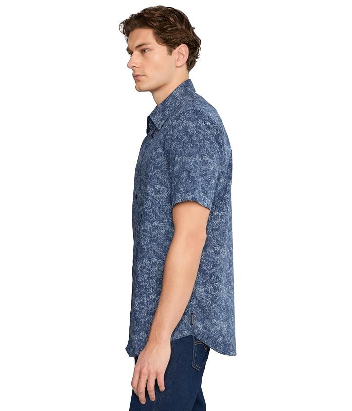 Armani Exchange Flower Pattern Button-Up - Image 3