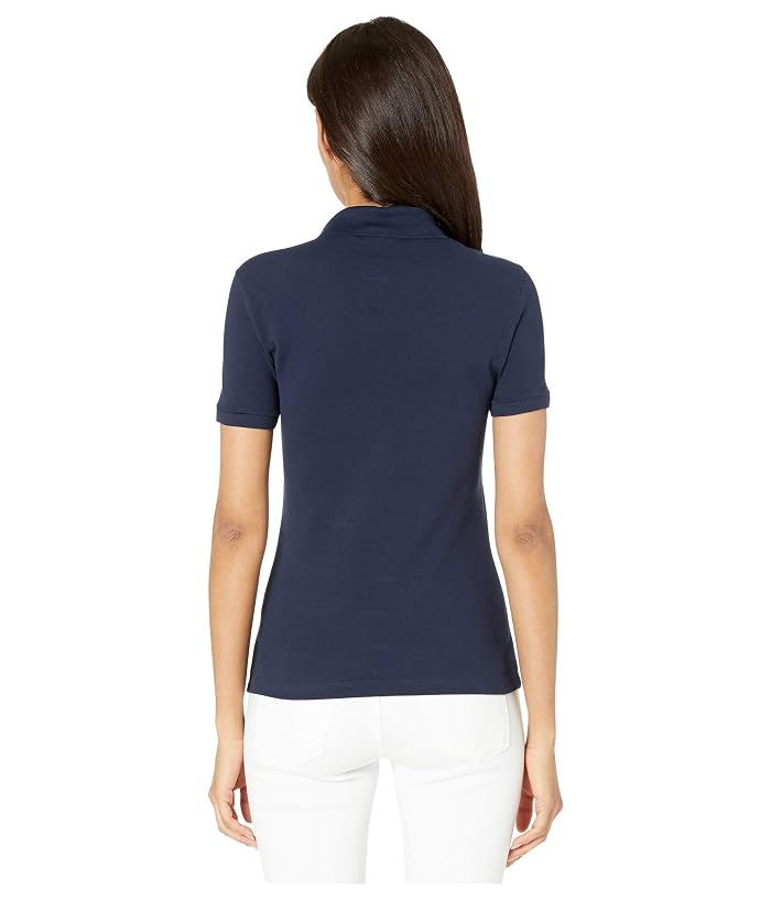 Lacoste Short Sleeve Slim Fit Stretch Pique Polo - Image 3