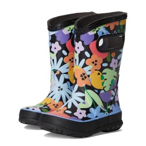 Bogs Kids Rainboot Overlap Flowers (Toddler/Little Kid/Big Kid)