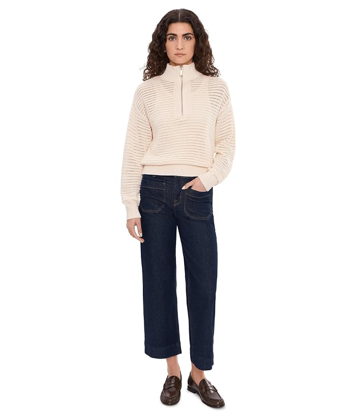 Sanctuary Open Knit 1/2 Zip Sweater - Image 2