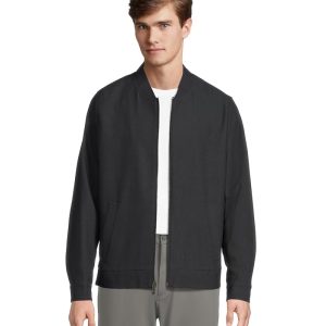 Johnston & Murphy Patterened Full-Zip