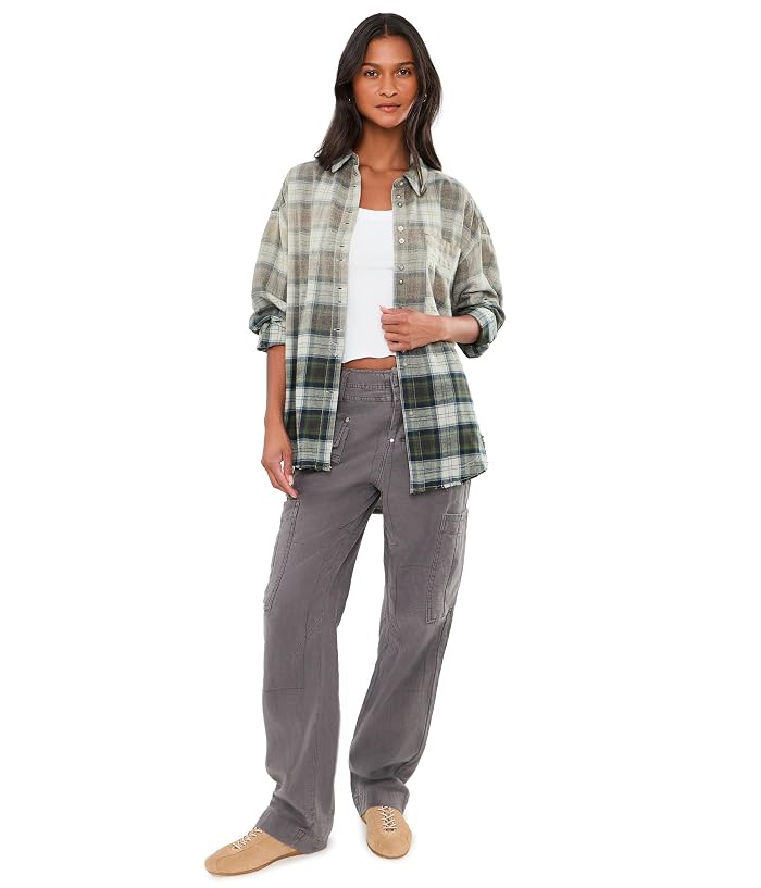 Free People Alexi Plaid Shirt - Image 2