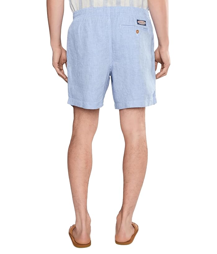 Vineyard Vines 7" Surfside Pull-On Linen Shorts - Image 4