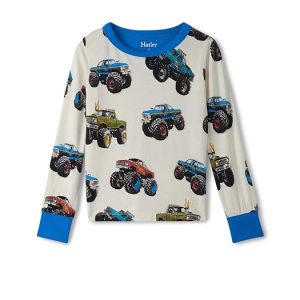 Hatley Kids Mega Monster Truck Pajamas Set (Toddler/Little Kid/Big Kid)