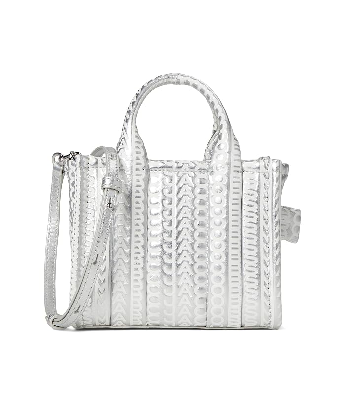 Marc Jacobs The Monogram Metallic Leather Crossbody Tote Bag