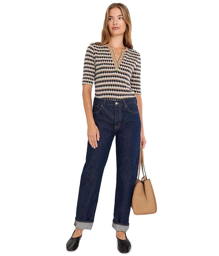 NIC+ZOE Petite Angled Jacquard Sweater - Image 2
